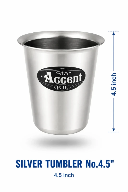 SILVER TUMBLER No.4.5